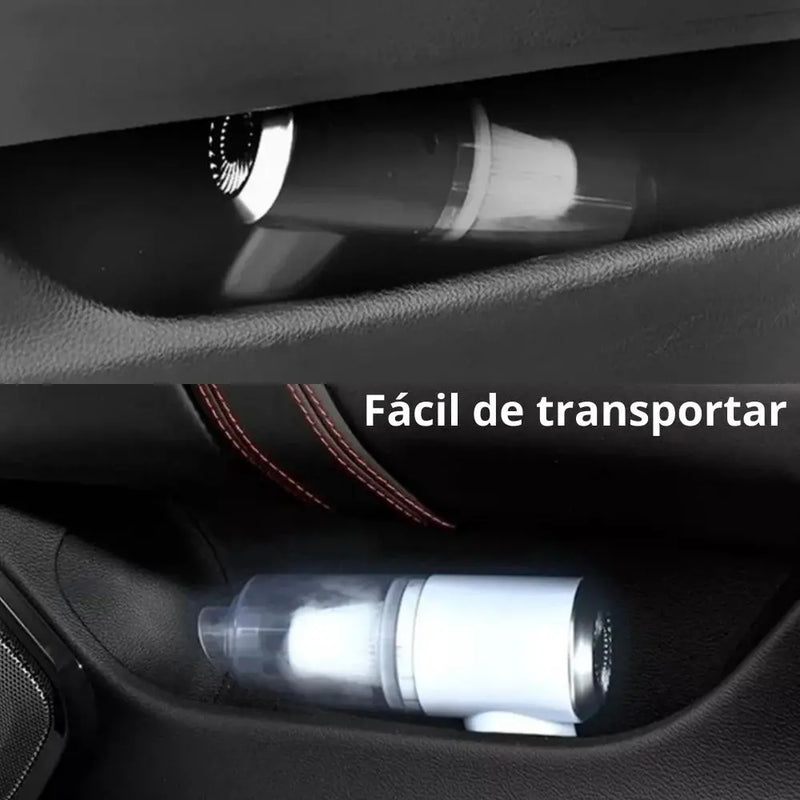 Mini Aspirador de Pó Sem Fio Recarregável USB Portátil Alta Potência para Carro Casa